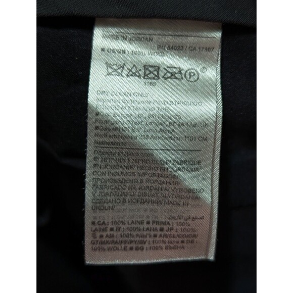 Banana Republic Wool Dress Pants Black Bottoms Business Size 4 (32x32) (943) - Picture 4 of 4